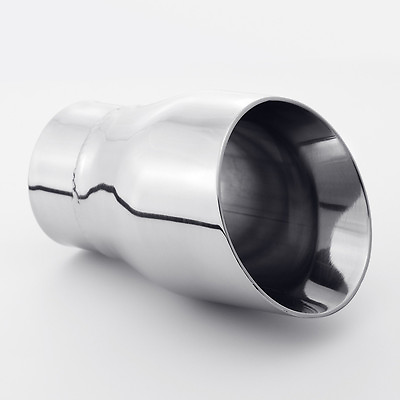 #ad 2.5quot; in 3.5quot; out 5.5 long Dual Wall Angle Out 304 Stainless Steel Exhaust Tip $39.97