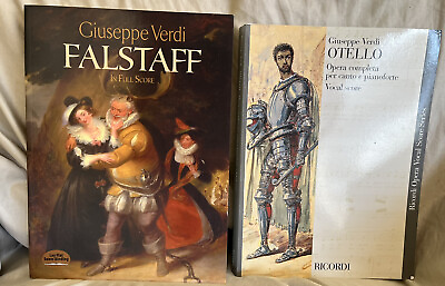 #ad Lot of 2 Giuseppe Verdi Falstaff Otello Dover paperback GOOD $13.99