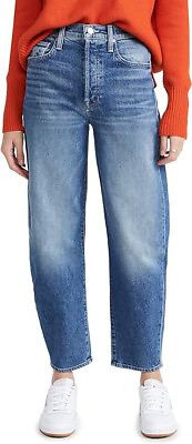#ad $248 MOTHER Women#x27;s The Curbside Ankle Jeans Cowboys Don#x27;t Cry Blue 33 $99.99