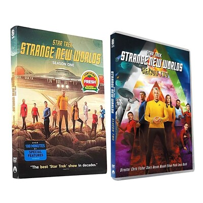 #ad Star Trek Strange New Worlds Season 1 amp; 2 DVD 7 Disc Region 1 Brand New amp; Sealed $13.99