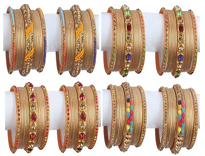 #ad Wedding Amazing Golden Neon Indian Bangle Bracelet Partywear Jewelry Women#x27;s $10.99