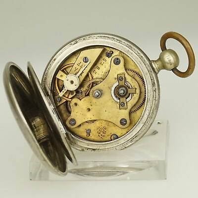 #ad Rare Antique Pocket Watch Mechanical Collectible time piece jewelry jewellery $45.00