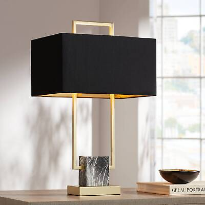 #ad Carl Modern Table Lamp 24 3 4quot; High Gold Metal for Bedroom Living Room Bedside $99.99