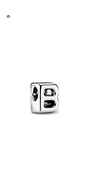#ad New Authentic Pandora Charm 26 Letters Initial Character Alphabet W Suede Pouch $35.99