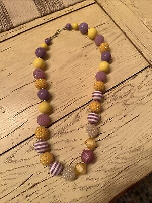 #ad Beaded Necklace $8.00