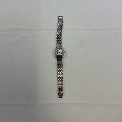 #ad Sekonda Monica 40143 Womens White Silver 20mm Quartz Square Analog Wristwatch $59.99
