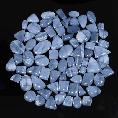 #ad Natural AAA Blue Opal Loose Cabochon High Quality Gem for Custom Jewelry $9.99