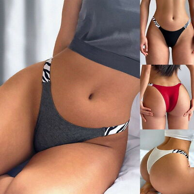 #ad Womens Sexy High Cut G string Thongs Babydoll Lingeries Bottom Underwear Panties $7.39