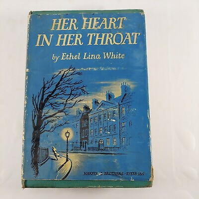 #ad Her Heart In Her Throat Midnight House Ethel Lina White 1st Edition HCDJ 1942 $244.99