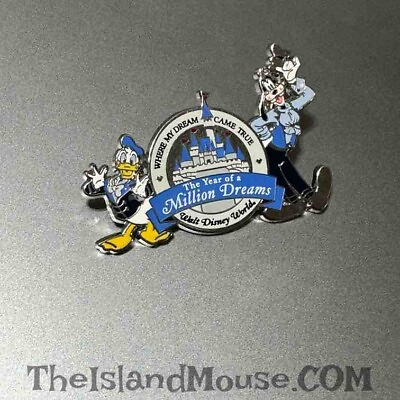 #ad Disney WDW Donald Goofy Year of a Million Dreams Pin UO:49898 $4.95