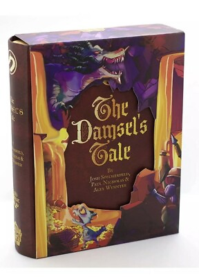 #ad Red Genie Games The Damsel#x27;s Tale Board Game Book Style Presentation $19.99