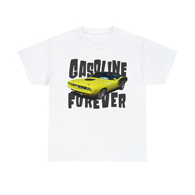 #ad White Yellow Car Gasoline Forever Classic T Shirt M 3XL $19.99