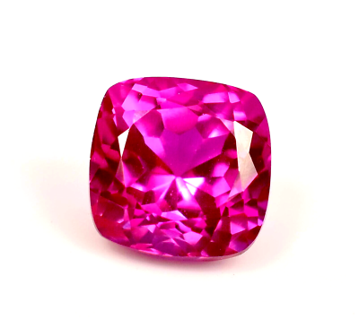 #ad Flawless 11.3 CT Natural Ceylon Royal Pink Sapphire Cushion CERTIFIED Gemstone $24.17