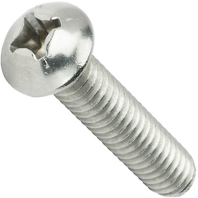 #ad 1 4 20 Round Head Phillips Drive Machine Screws Stainless Steel Inch All Lengths $147.76