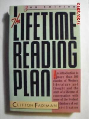 #ad The Lifetime Reading Plan Paperback By Fadiman Clifton GOOD $5.27