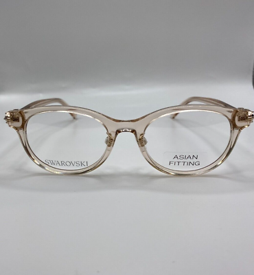 #ad Swarovski SK5466 D 072 Champagne Plastic Optical Eyeglasses Frame 50 19 145 AF $131.60