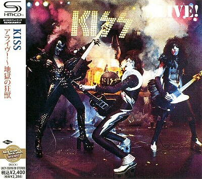 #ad Kiss Live SEALED BRAND NEW 2 CD SHM CD quot;Alivequot; 1975 Japan OBI $29.27