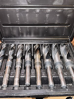 #ad precision twist drill set C8r56 1 2 Shank Silver And Denning Set $200.00