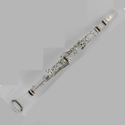 #ad #ad Acrylic transparent B flat 17 key student clarinet silver plated keys $299.00