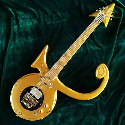 #ad High Quality Custom Classic Gold Prince Electric Guitar FR Bridge Special Shaped $299.00