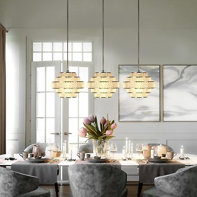 #ad Modern LED Chandelier Lighting Dimmable Ceiling Pendant Light for Living Room $69.99