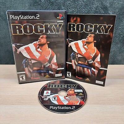#ad Rocky Playstation 2 PS2 Fully Tested Complete with Manual CIB $9.97
