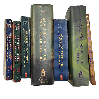 #ad Harry Potter Book Lot Mixed Pb Hbdj 1 6 Tales Beedle Bard JK Rowling $19.25