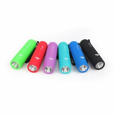 #ad Ozark Trail Single Mini Handheld LED Flashlight 50 Lumens Ass Color Lot Of 6 $18.99