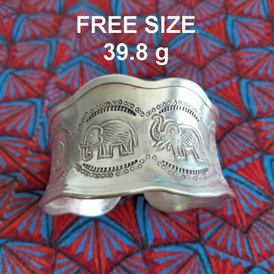 #ad Fine Silver 925 Bracelets Bangle Jewelry Craft Cuff Vintage Styles BA211003 $60.00