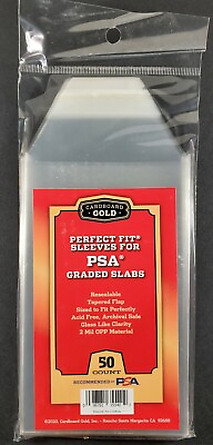 #ad PSA Perfect Fit Sleeves Graded Card Slabs PSA Logo 50 100 200 500 1000 Full Case $6.49