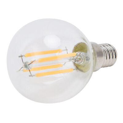 #ad 6X E12 LED Globe Bulbs 4W G45 Vintage Filament Lamp Clear Glass Bulb Warm $17.03