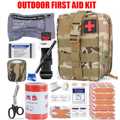 #ad #ad Survival First Aid Kit Medical Emergency Military Trauma Bag Tactical IFAK $26.99