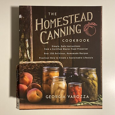 #ad The Homestead Canning Cookbook: Paperback New Sliced Spine $7.99