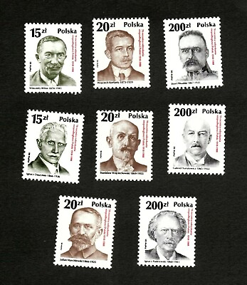 #ad Poland 1988 SC# 2873 80 Independence 70th Anniversary Set of 8 Stamps MNH $1.99
