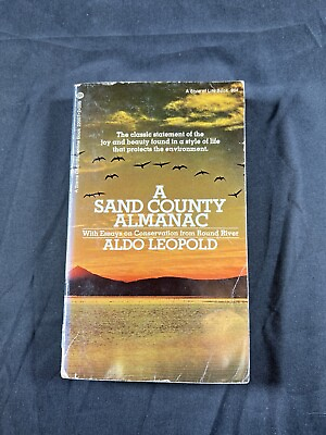 #ad A Sand County Almanac Aldo Leopold 1970 Paperback Book Conservation Round River $6.00