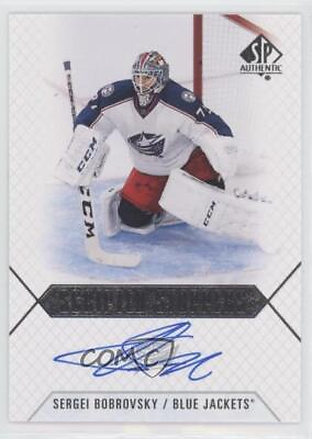 #ad 2015 16 SP Authentic Scripted Stoppers Sergei Bobrovsky #SS SB Auto $52.29