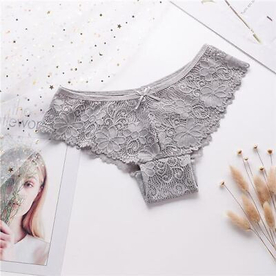 #ad Hipster Underpants Underwear Lingerie Womens Floral Lace Briefs Knicker Soft $3.49