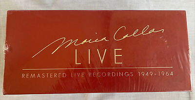 #ad Maria Callas Maria Callas Live Remastered Recordings 1949 1964 New Sealed $137.54