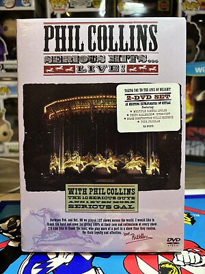 #ad Phil Collins Serious Hits...Live DVD 2003 2 Disc Set Two Disc Set $45.00