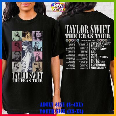 #ad 2024 The Eras Tour Concert Taylor International Dates 2024 T Shirt Size XS 4XL $24.99