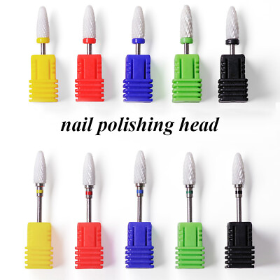 #ad Nail Art Electric Ceramic Drill Bits File 3 32 Head Carbide Manicure Pedicure US $2.45