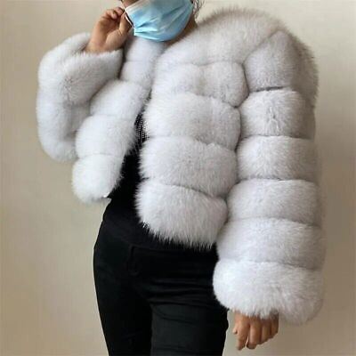 #ad Coat Long Sleeve Winter Woman Natural Warm Fashion Luxury Girls Coats Made $373.55