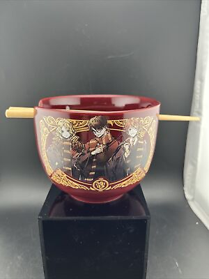 #ad Harry Potter Anime Trio 20 Ounce Ramen Bowl and Chopstick Set $20.00