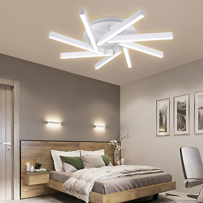 #ad Modern LED Ceiling Light Dimmable Chandelier Light Fixture W Remote Control $66.15