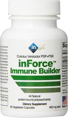 #ad inForce Immune Builder Dietary Supplement All Natural Vegetarian Capsules $24.95