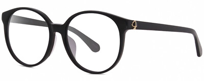 #ad Kate Spade ELIZA Designer Reading Glasses Gloss Black Gold Round 55mm $97.71
