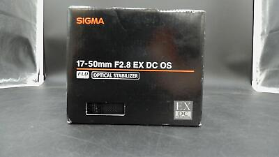 #ad Sigma 17 50mm f 2.8 EX. DC OS HSM FLD .Large Aperture Standard Zoom Lens. . $299.99
