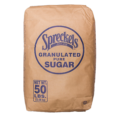 #ad Spreckels Granulated Pure Sugar 50 lb bag S1030 via Trucking order over $1000 $73.79