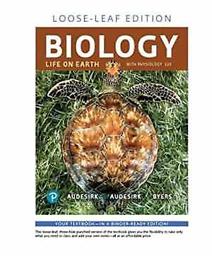 #ad Biology: Life on Earth Loose Leaf by Audesirk Gerald; Audesirk Very Good $85.59