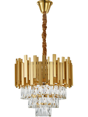 Crystal Chandelier Lighting Modern Contemporary Pendant Light Hanging $170.00